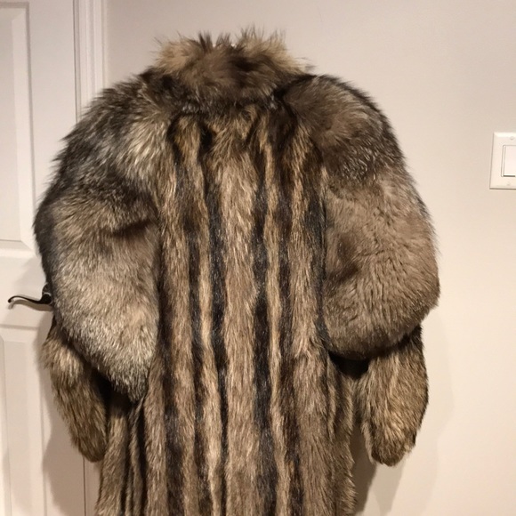 Paul Magder Cape Fur Beaver Long Hair Collar long - Picture 5 of 7